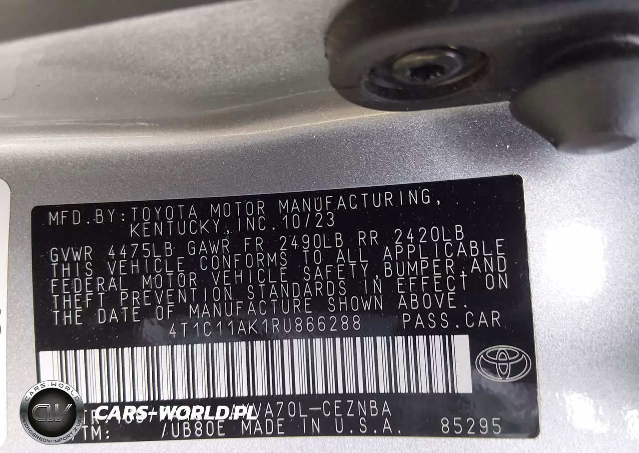 2024 Toyota Camry Le VIN:4T1C11AK1RU866288 - 9