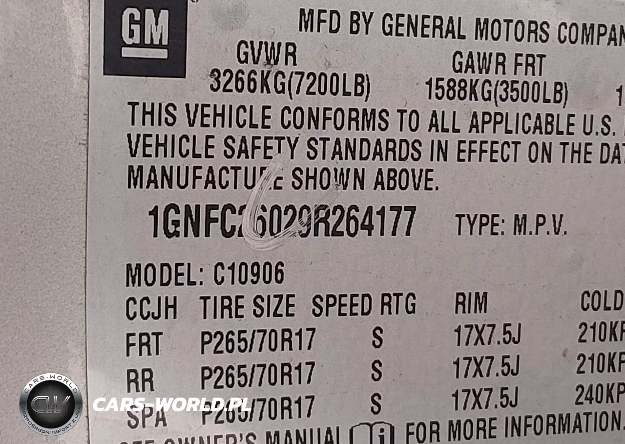 2009 Chevrolet Suburban 1500 Lt2 VIN:1GNFC26029R264177 - 9