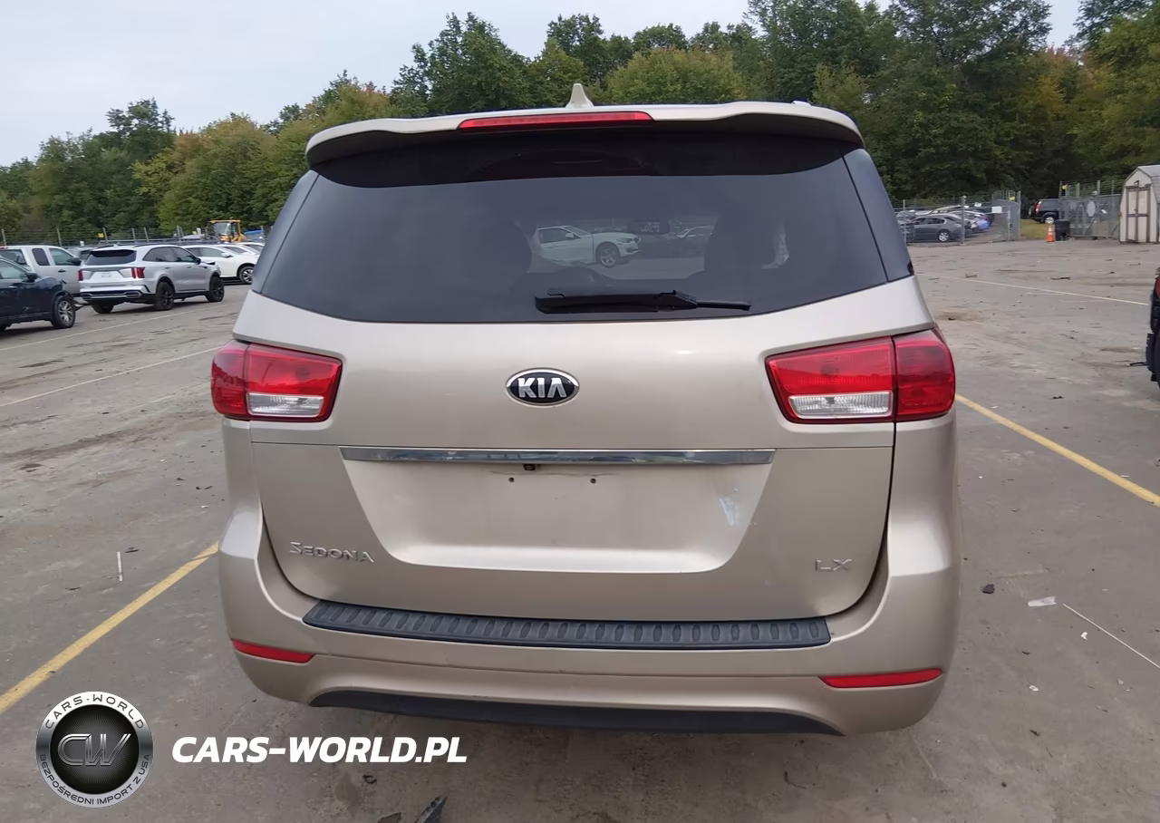 2015 Kia Sedona Lx VIN:KNDMB5C12F6074958 - 15
