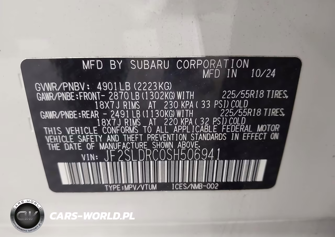 2025 Subaru Forester Limited VIN:JF2SLDRC0SH506941 - 9