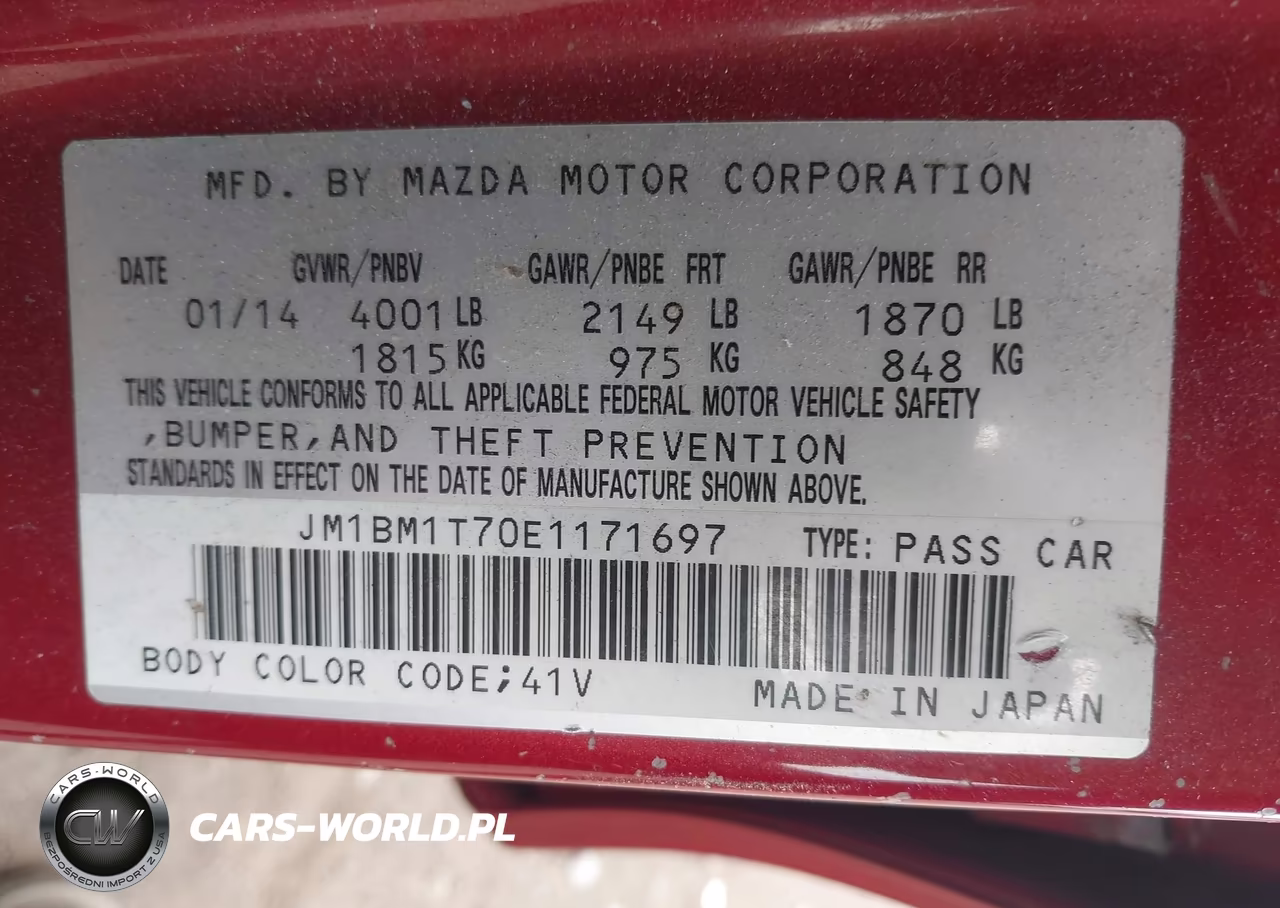 2014 Mazda Mazda3 I Sv VIN:JM1BM1T70E1171697 - 9