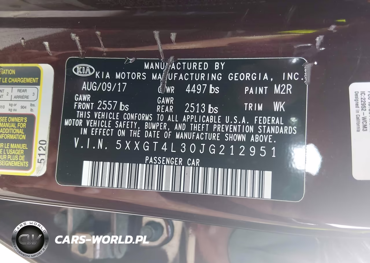 2018 Kia Optima Lx VIN:5XXGT4L30JG212951 - 9