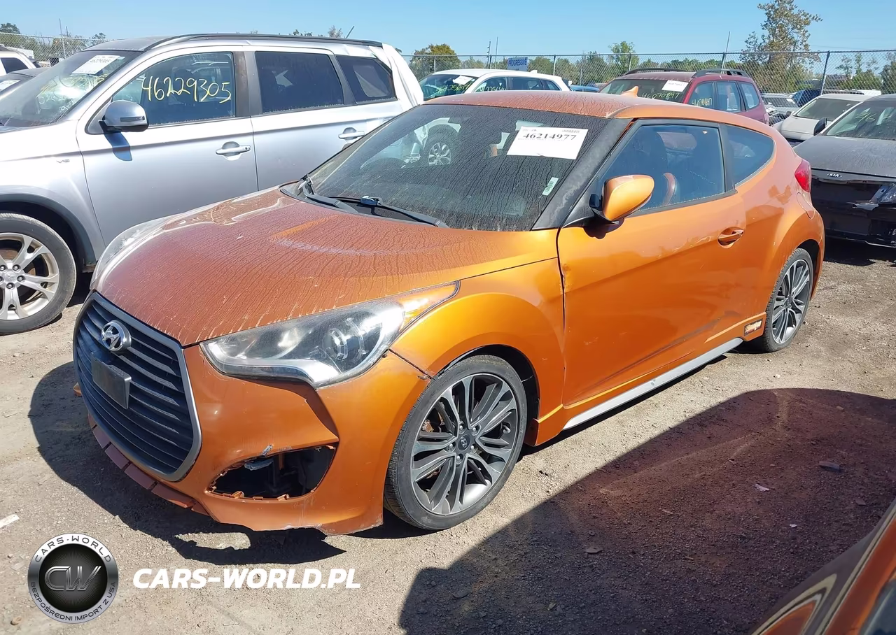 2016 Hyundai Veloster Turbo VIN:KMHTC6AE1GU279023 - 2