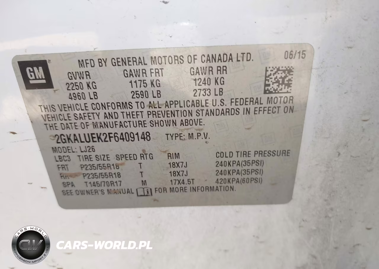 2015 GMC Terrain Denali VIN:2GKALUEK2F6409148 - 9