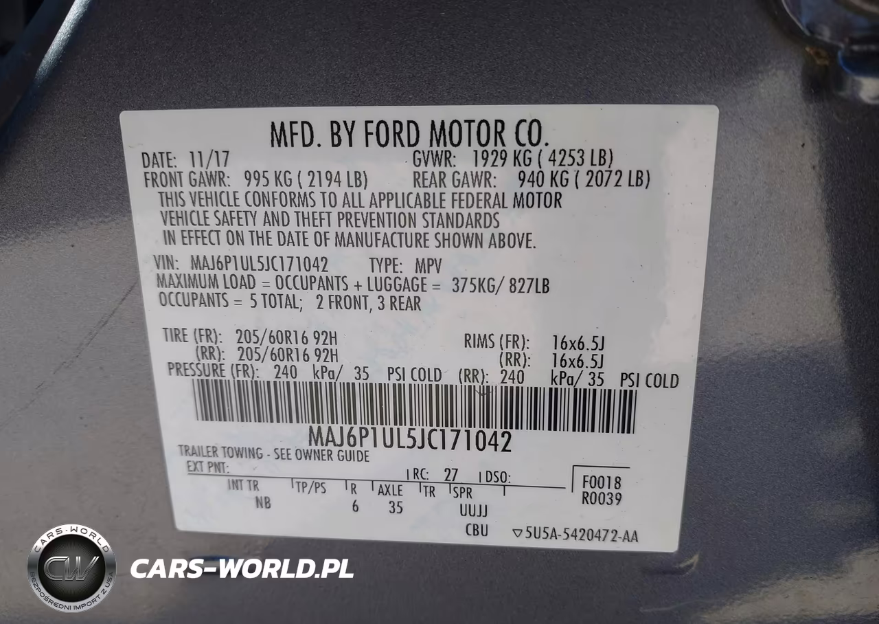 2018 Ford Ecosport Se VIN:MAJ6P1UL5JC171042 - 9