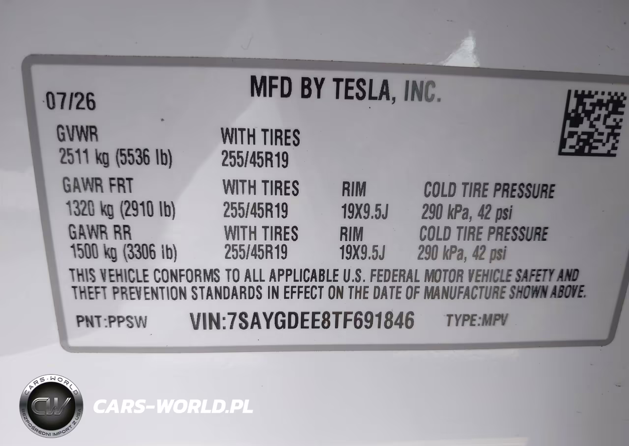 2026 Tesla Model Y All-Wheel Drive-Long Range Launch Series-Premium All-Wheel Drive VIN:7SAYGDEE8TF691846 - 8