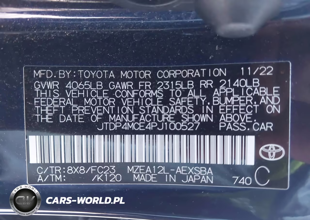 2023 Toyota Corolla Se VIN:JTDP4MCE4PJ100527 - 9
