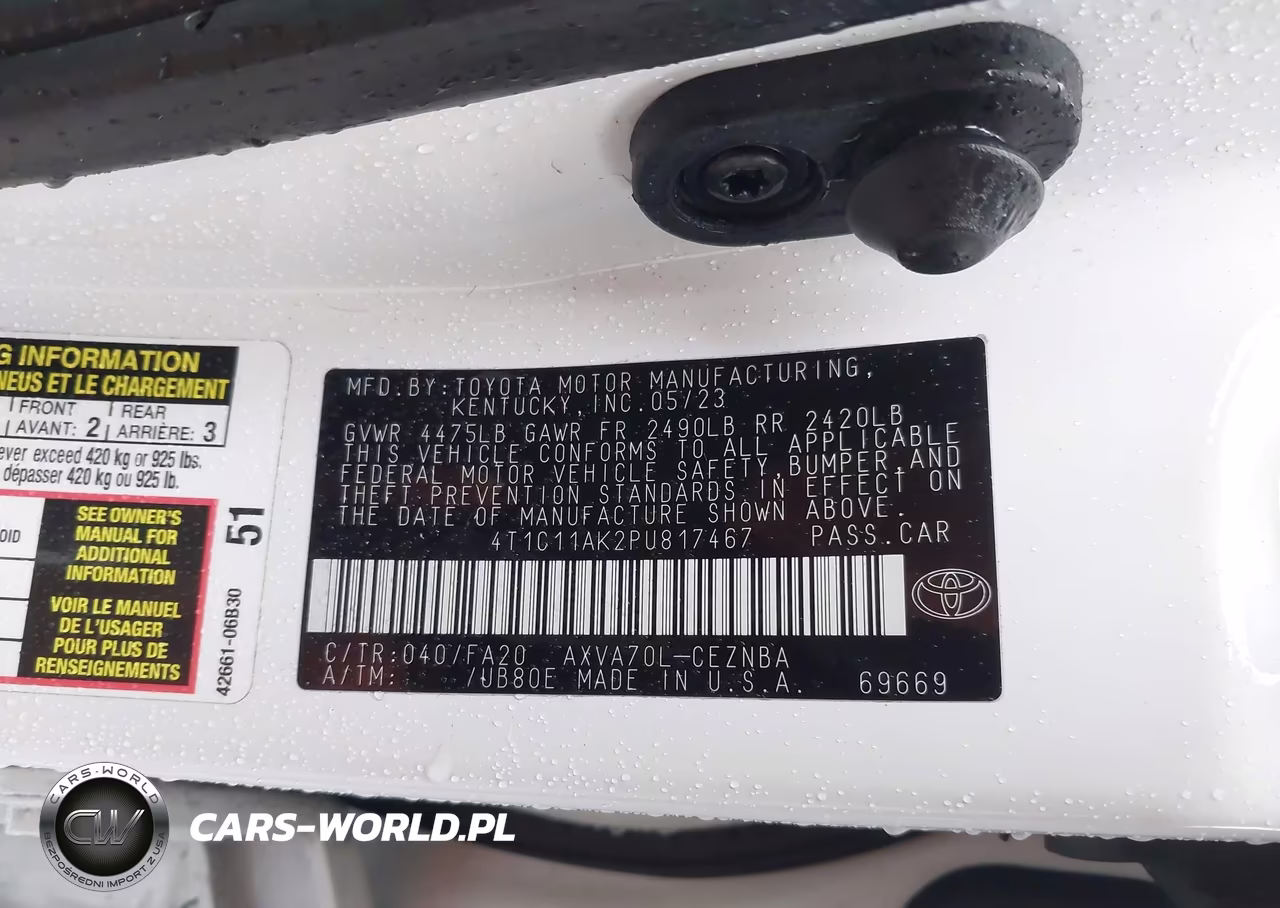 2023 Toyota Camry Le VIN:4T1C11AK2PU817467 - 9
