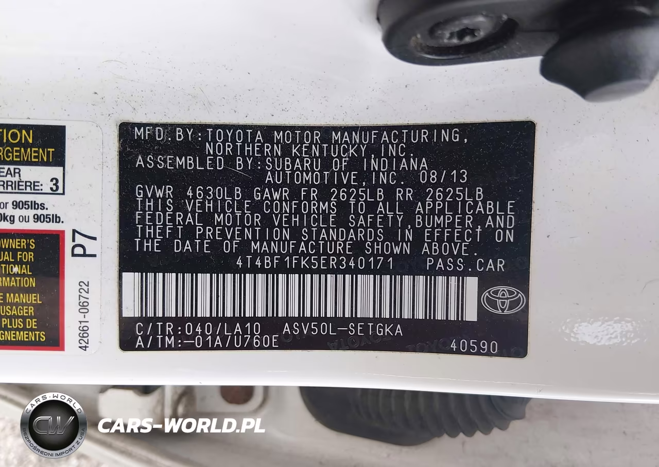 2014 Toyota Camry Xle VIN:4T4BF1FK5ER340171 - 9