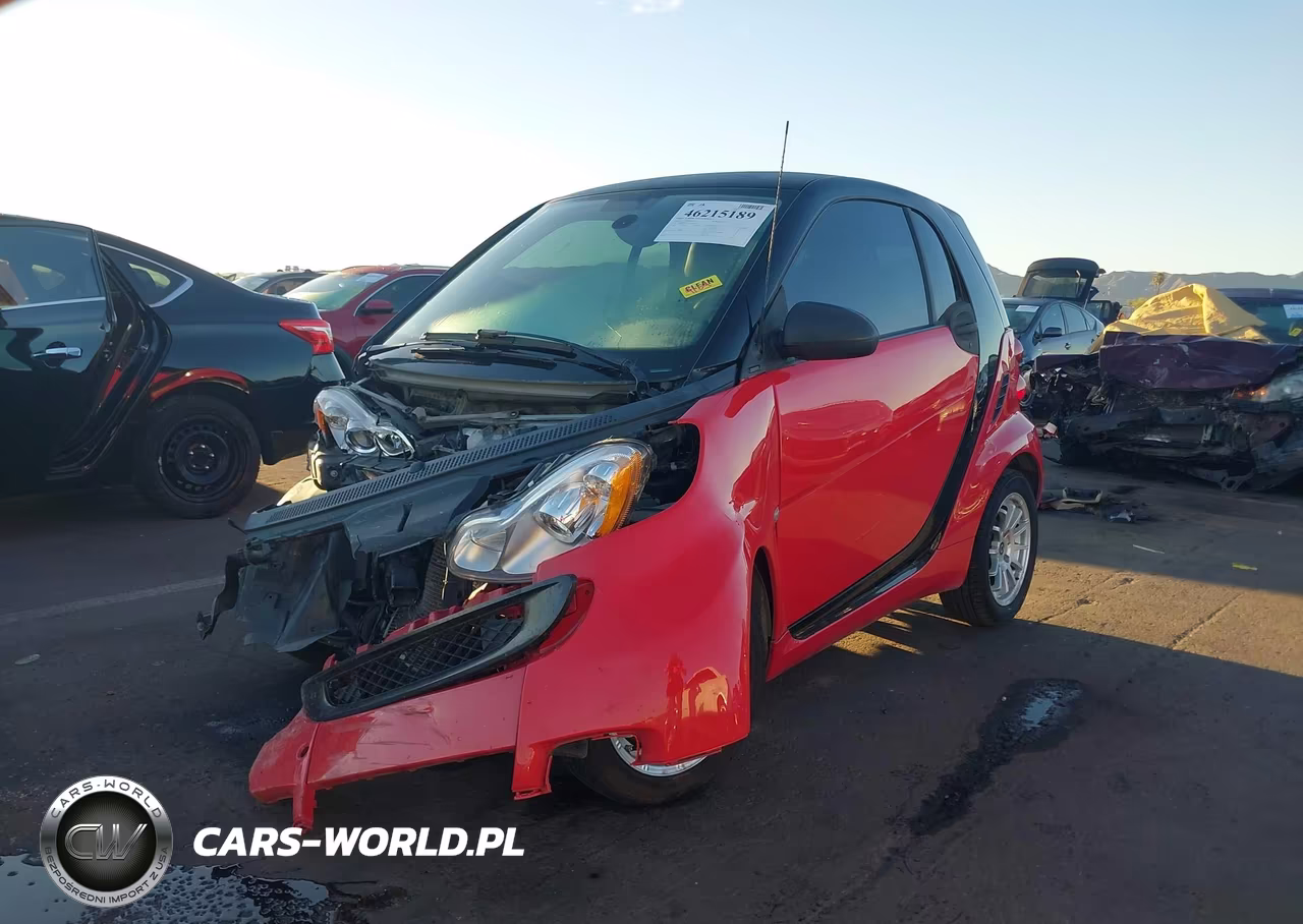 2012 Smart Fortwo Passion VIN:WMEEJ3BA0CK550464 - 2