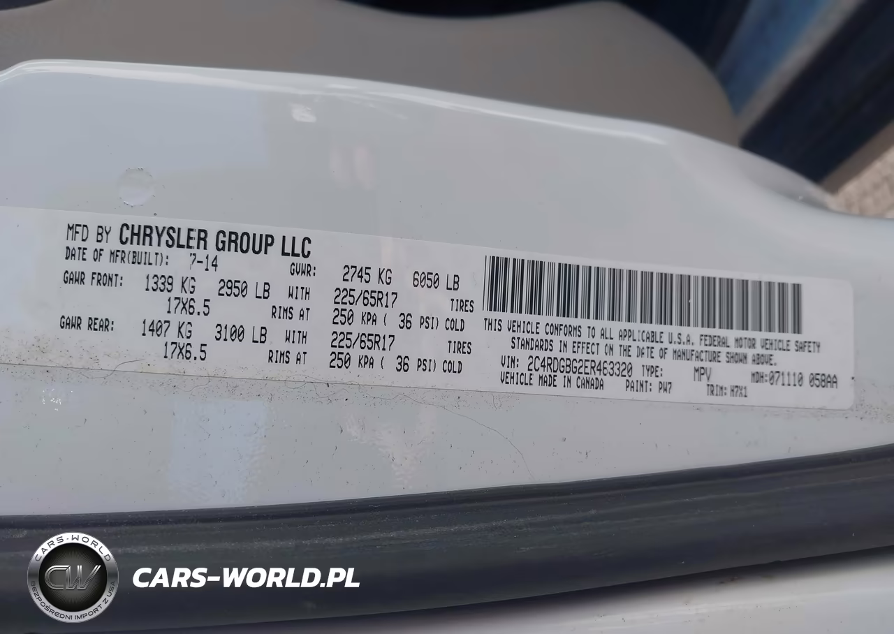 2014 Dodge Grand Caravan American Value Pkg VIN:2C4RDGBG2ER463320 - 9