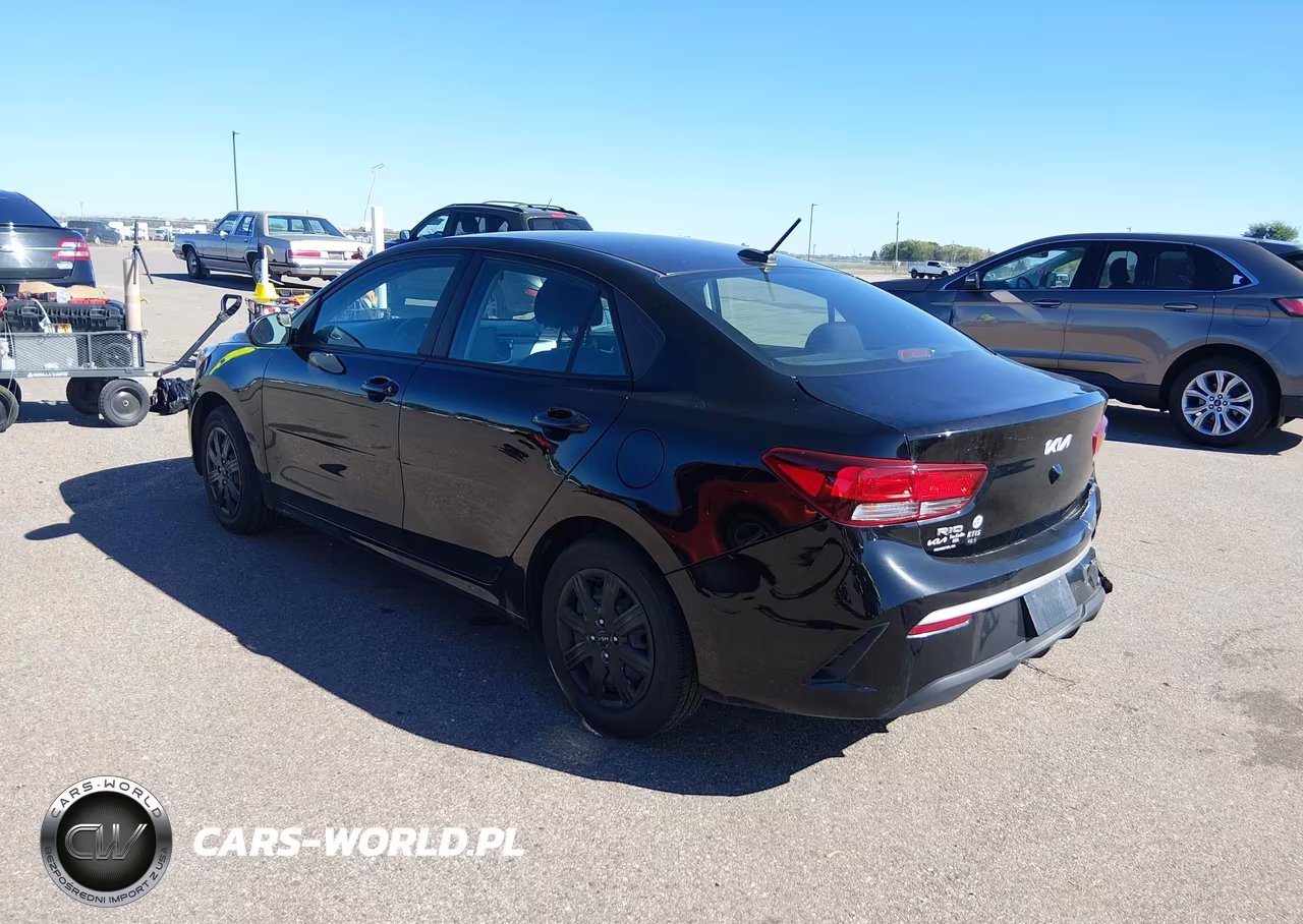 2022 Kia Rio Lx VIN:3KPA24AD9NE480089 - 3