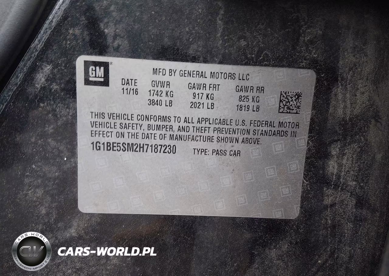 2017 Chevrolet Cruze Lt Auto VIN:1G1BE5SM2H7187230 - 9