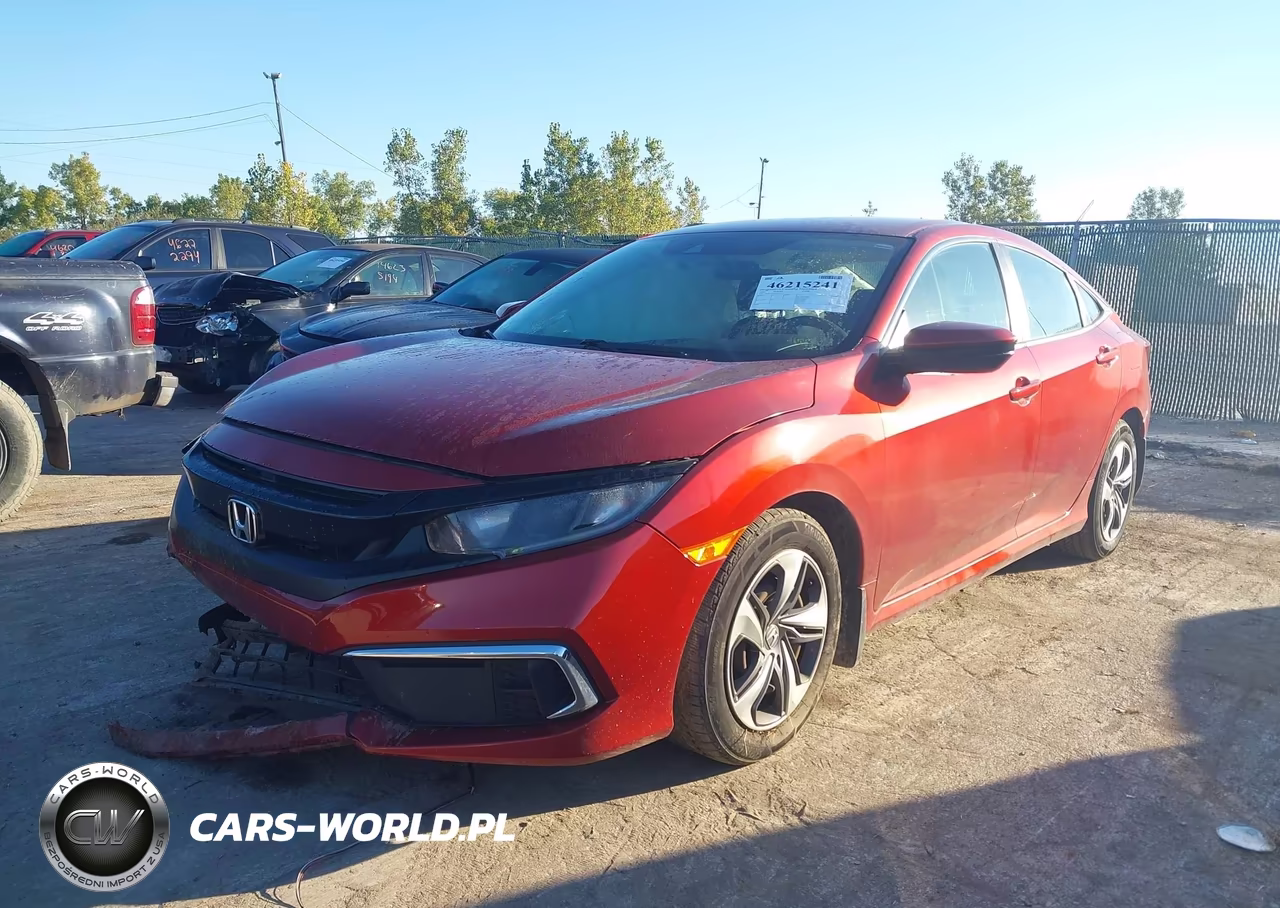2020 Honda Civic Lx VIN:2HGFC2F64LH574773 - 2