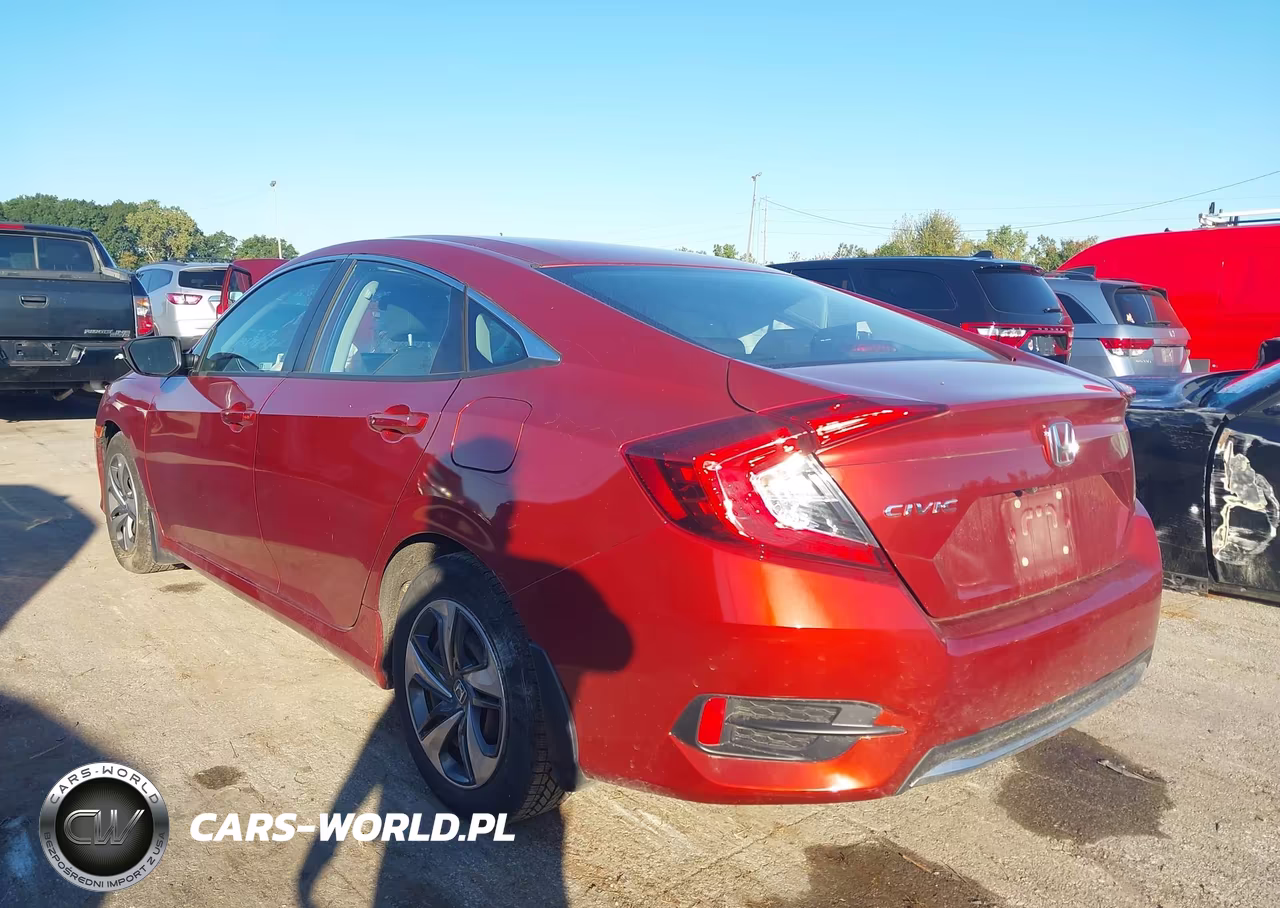 2020 Honda Civic Lx VIN:2HGFC2F64LH574773 - 3