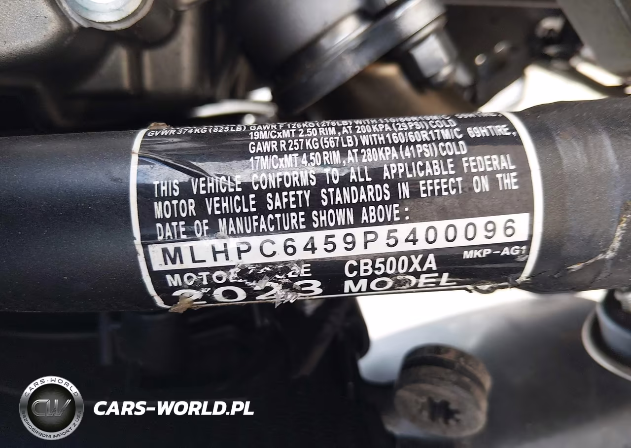 2023 Honda Cb500 Xa VIN:MLHPC6459P5400096 - 10
