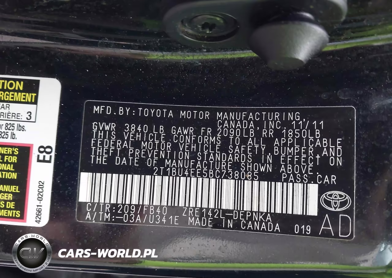 2011 Toyota Corolla Le VIN:2T1BU4EE5BC738085 - 9
