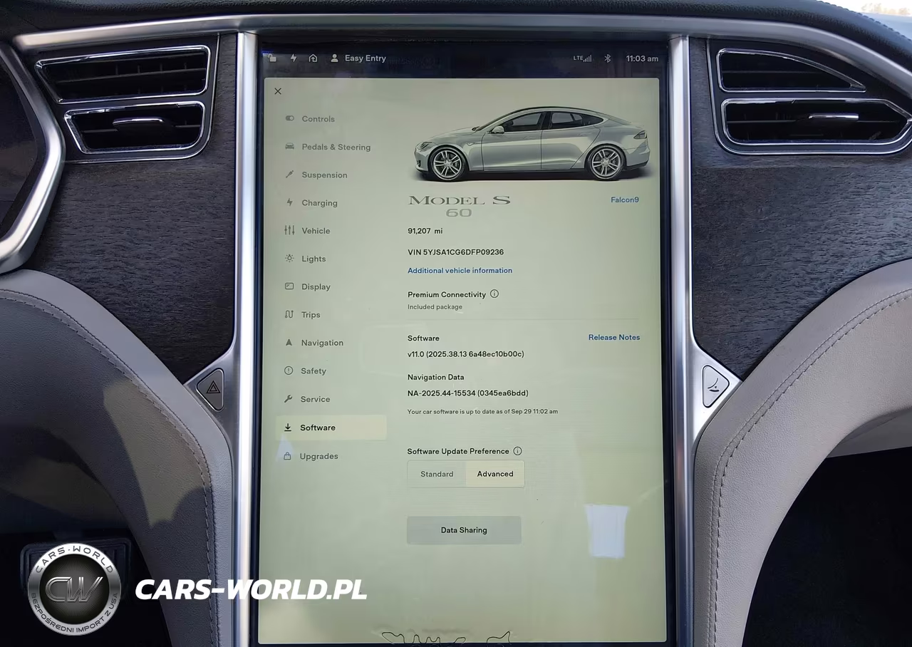 2013 Tesla Model S VIN:5YJSA1CG6DFP09236 - 18