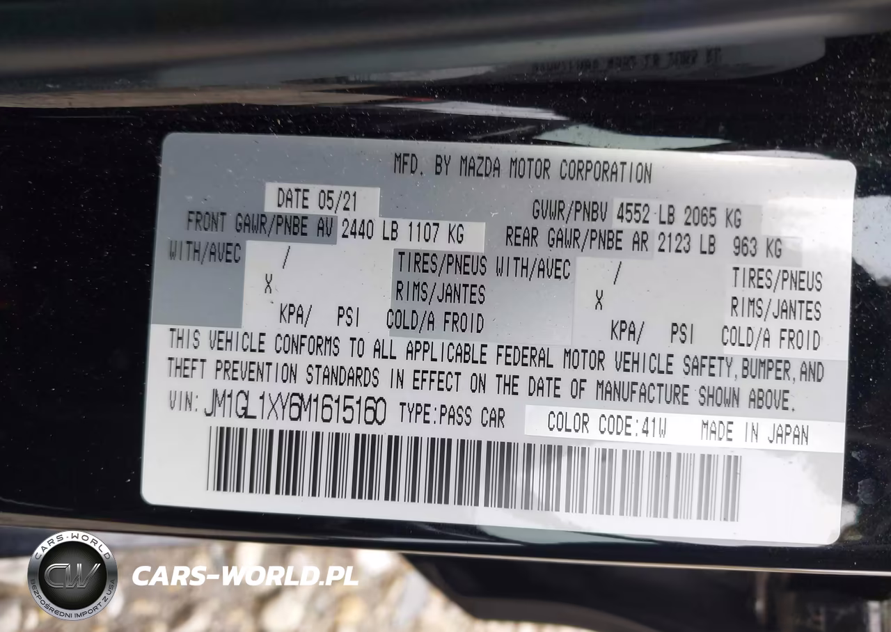 2021 Mazda Mazda6 Signature VIN:JM1GL1XY6M1615160 - 9