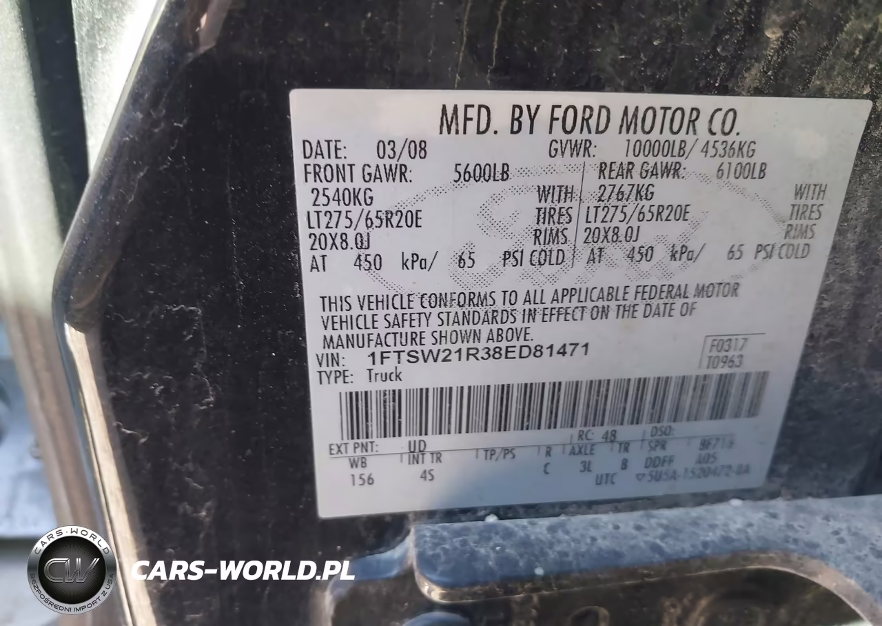 2008 Ford F-250 Fx4-Harley-Davidson-King Ranch-Lariat-Xl-Xlt VIN:1FTSW21R38ED81471 - 9