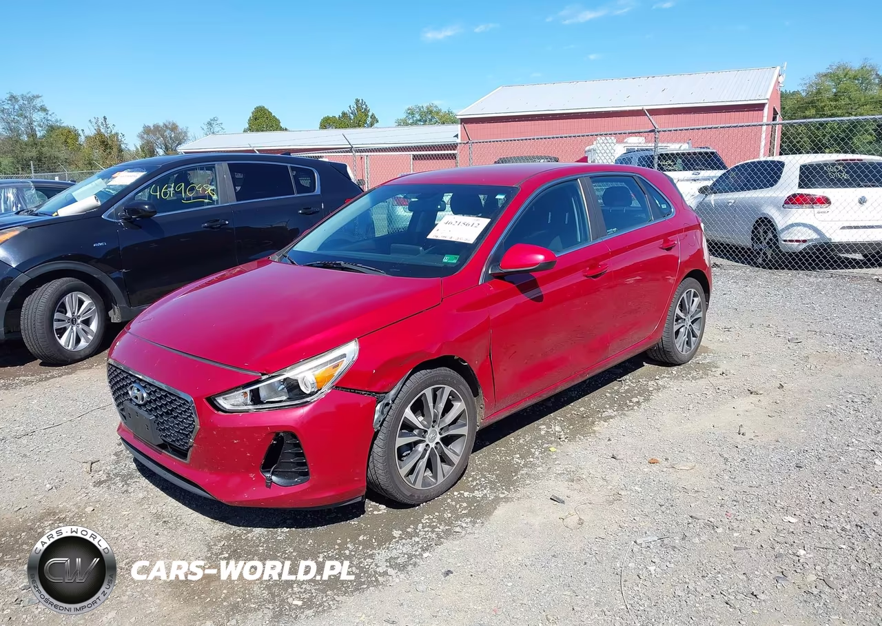 2018 Hyundai Elantra Gt VIN:KMHH35LE1JU060292 - 2