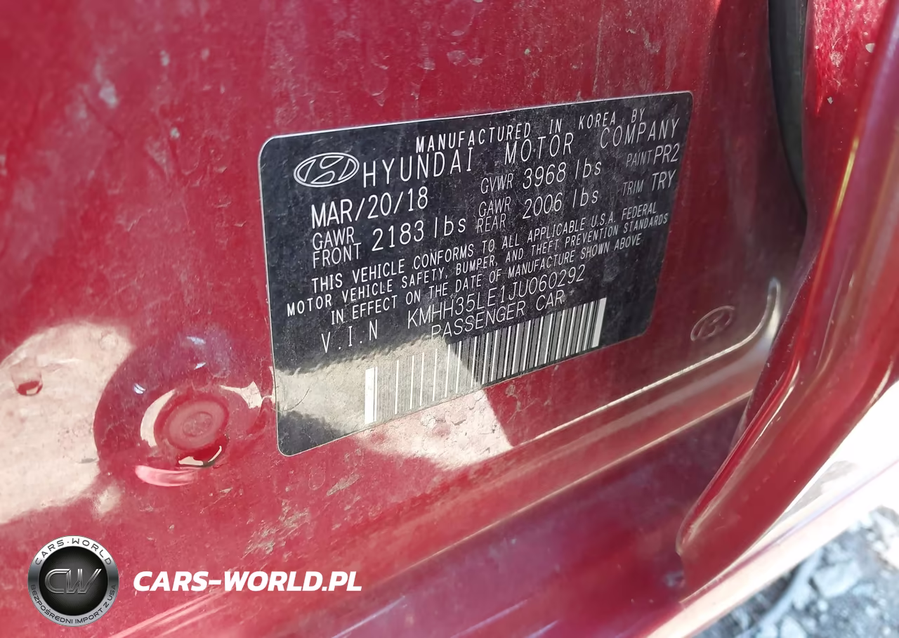 2018 Hyundai Elantra Gt VIN:KMHH35LE1JU060292 - 9
