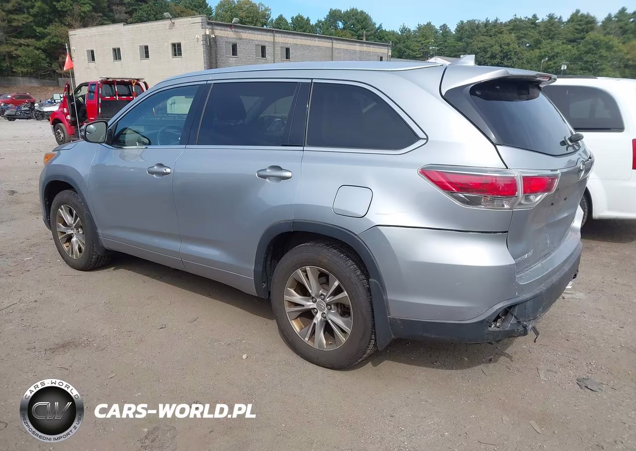 2015 Toyota Highlander Xle V6 VIN:5TDJKRFH4FS199835 - 3