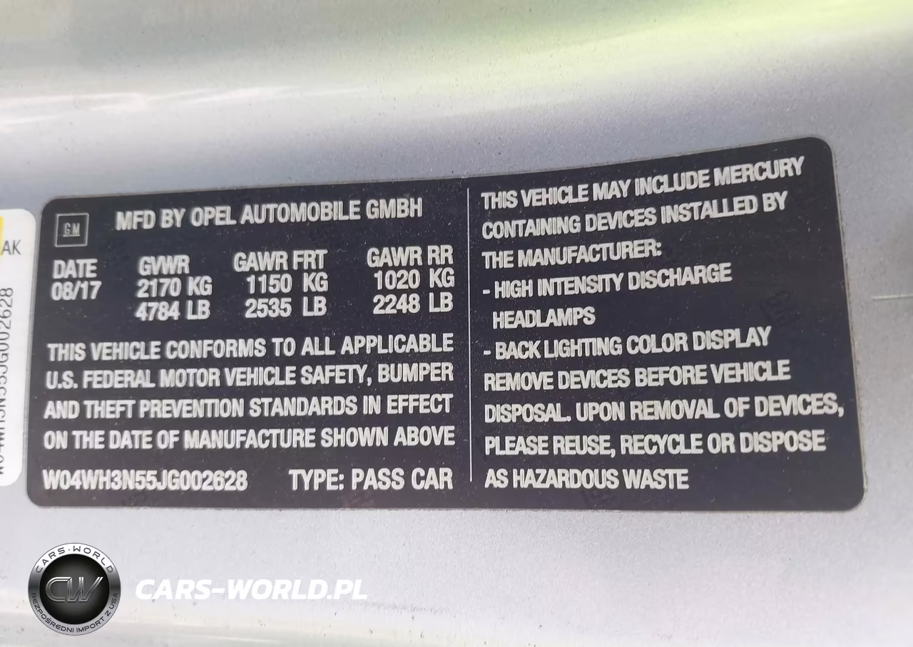 2018 Buick Cascada Premium VIN:W04WH3N55JG002628 - 9