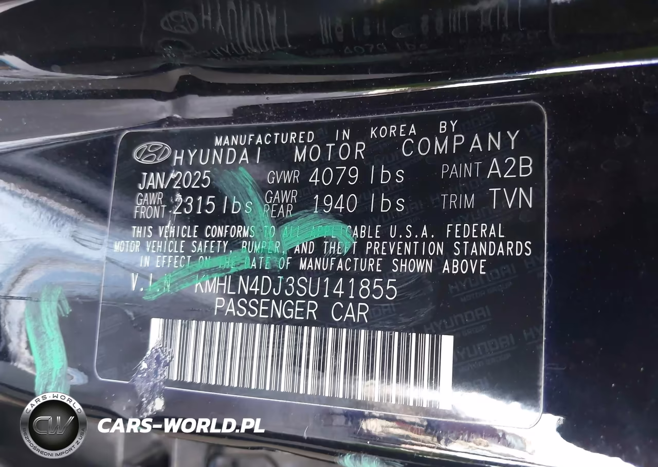 2025 Hyundai Elantra Hybrid Limited VIN:KMHLN4DJ3SU141855 - 9