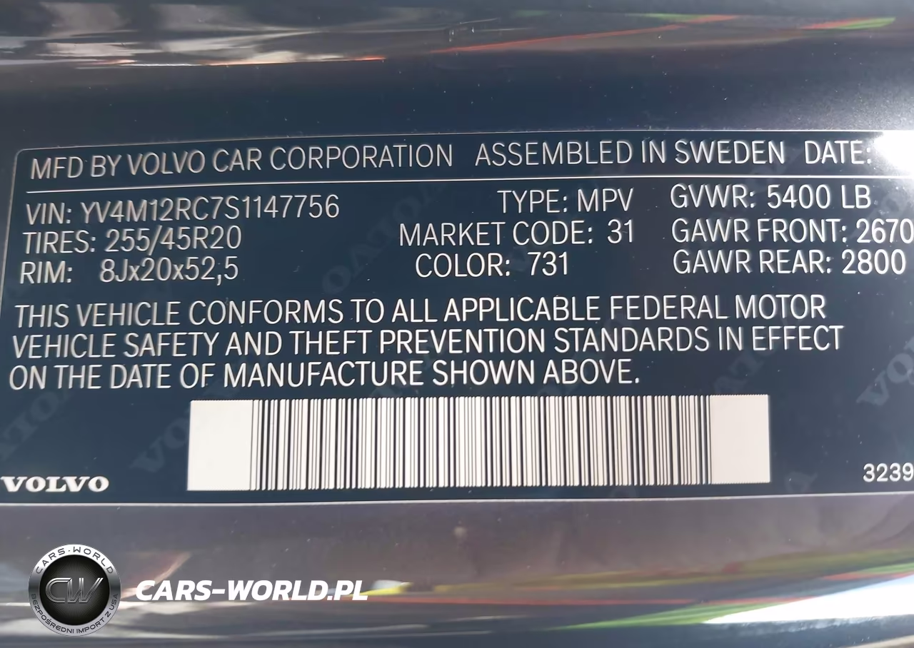 2025 Volvo Xc60 B5 Plus VIN:YV4M12RC7S1147756 - 9