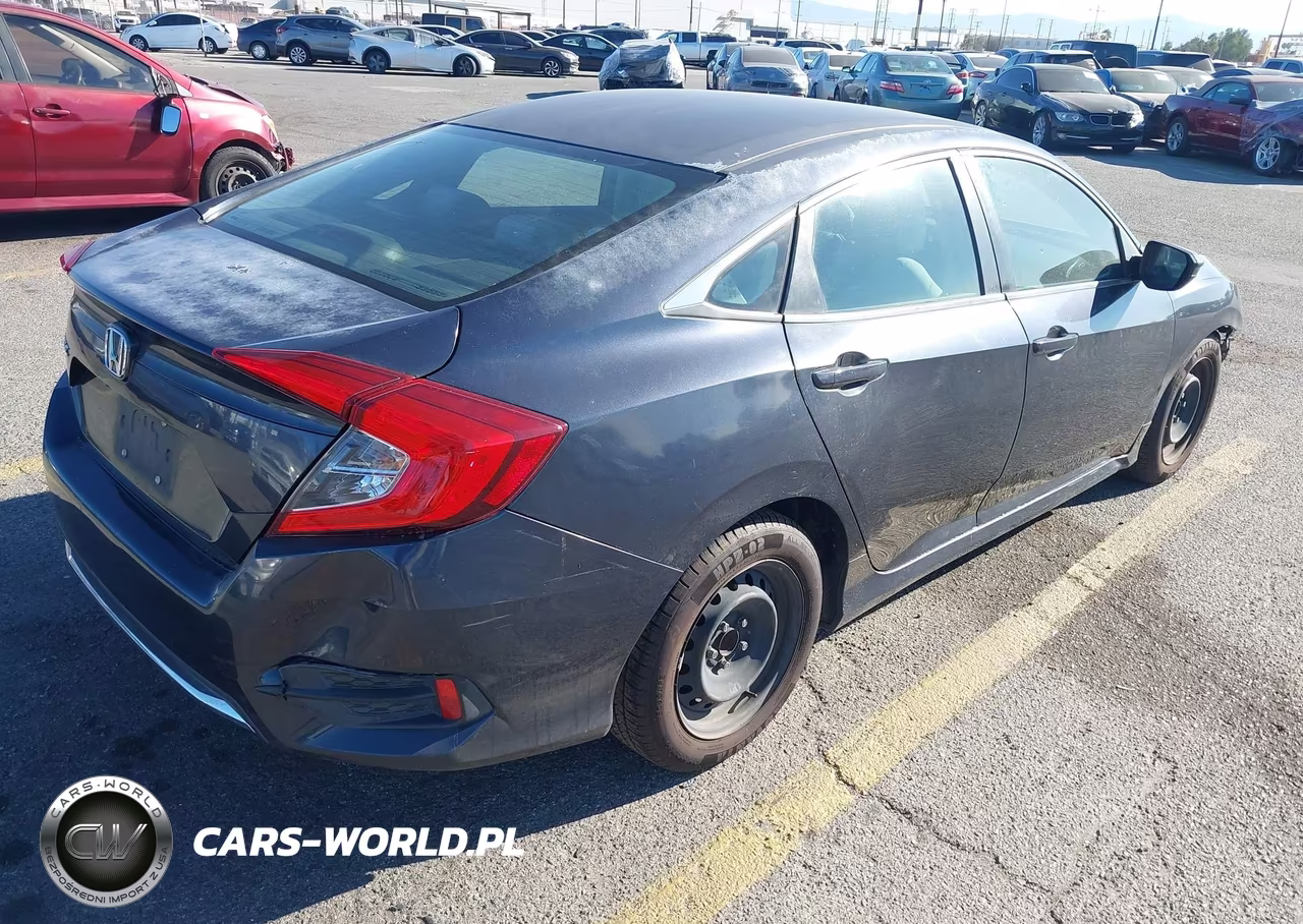 2019 Honda Civic Lx VIN:2HGFC2F66KH520552 - 4