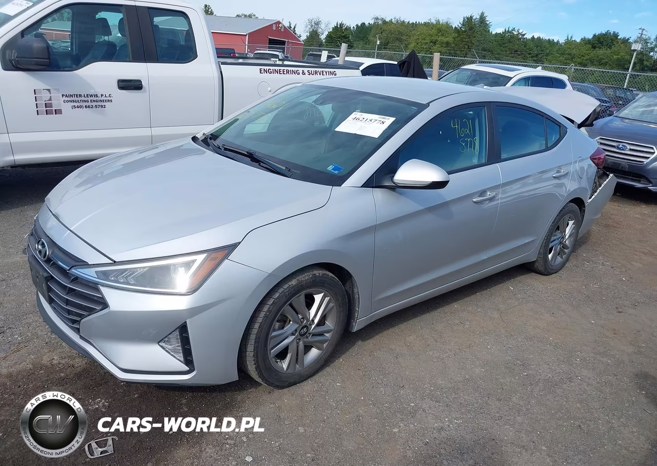 2019 Hyundai Elantra Sel VIN:KMHD84LF6KU877536 - 2