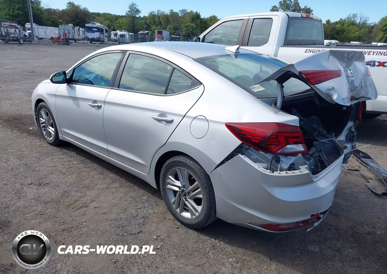 2019 Hyundai Elantra Sel VIN:KMHD84LF6KU877536 - 3