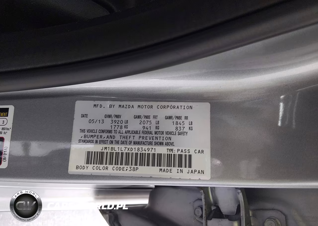 2013 Mazda Mazda3 I Touring VIN:JM1BL1L7XD1834971 - 9