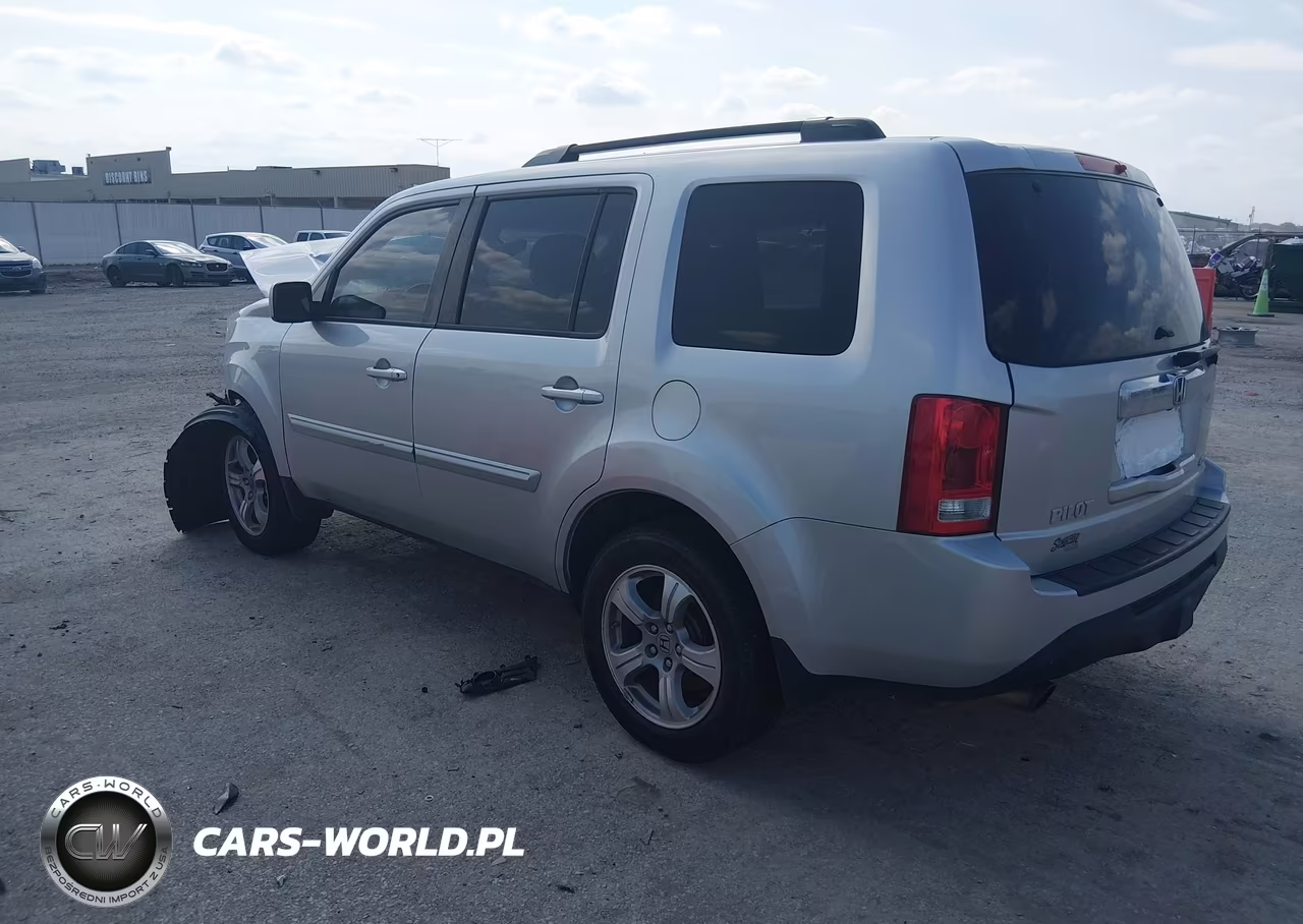 2013 Honda Pilot Ex-L VIN:5FNYF4H64DB030126 - 3