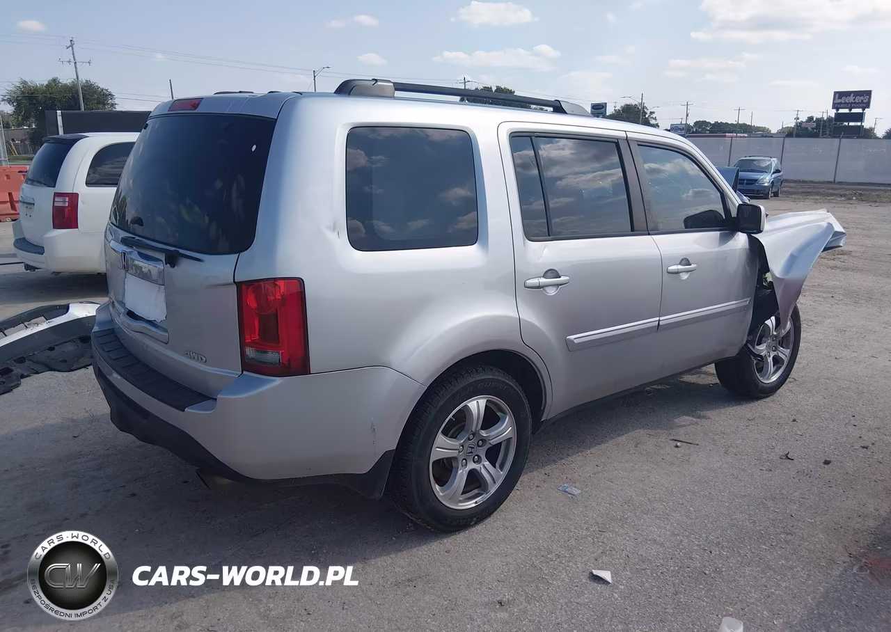 2013 Honda Pilot Ex-L VIN:5FNYF4H64DB030126 - 4