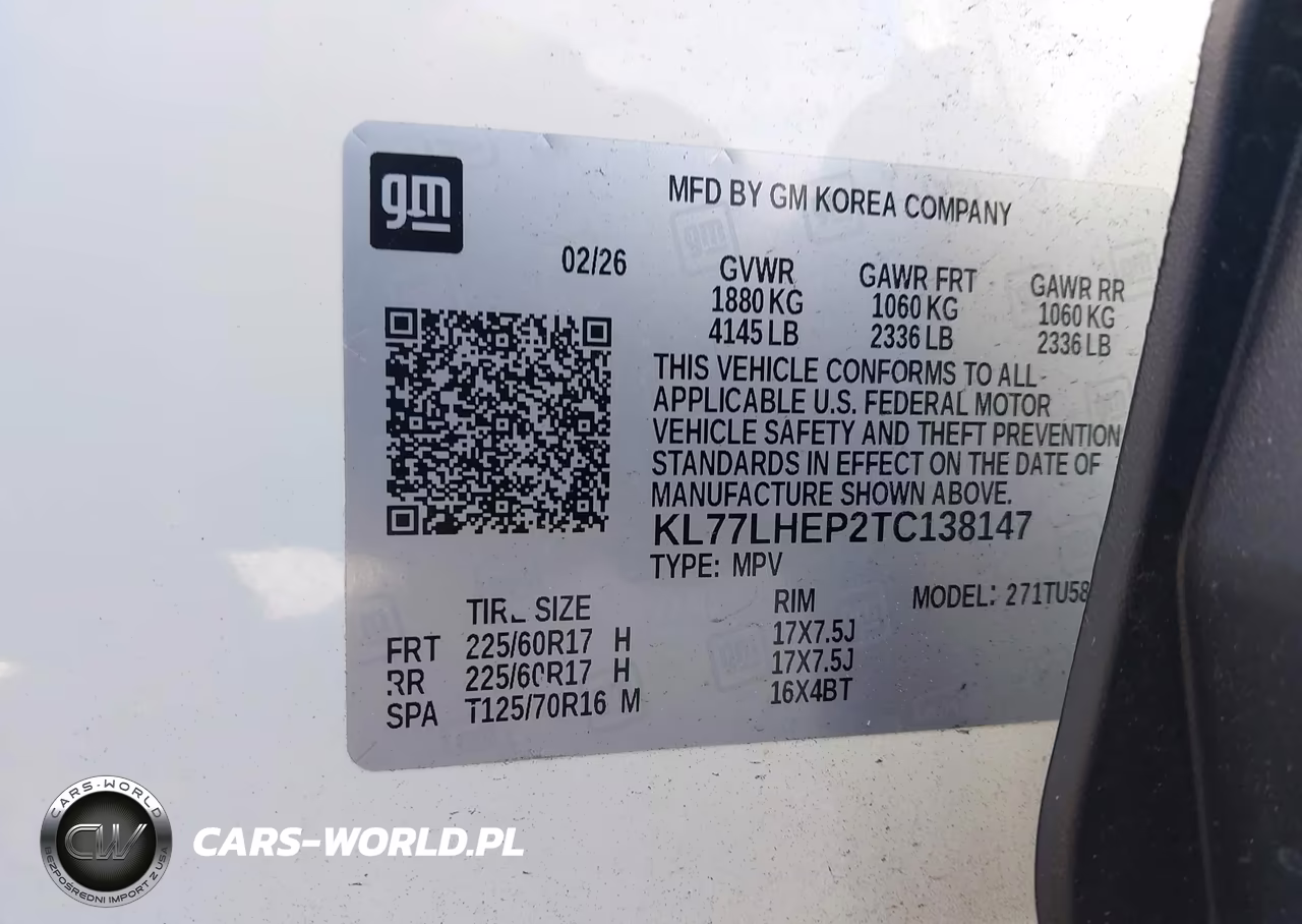 2026 Chevrolet Trax Fwd Lt VIN:KL77LHEP2TC138147 - 9