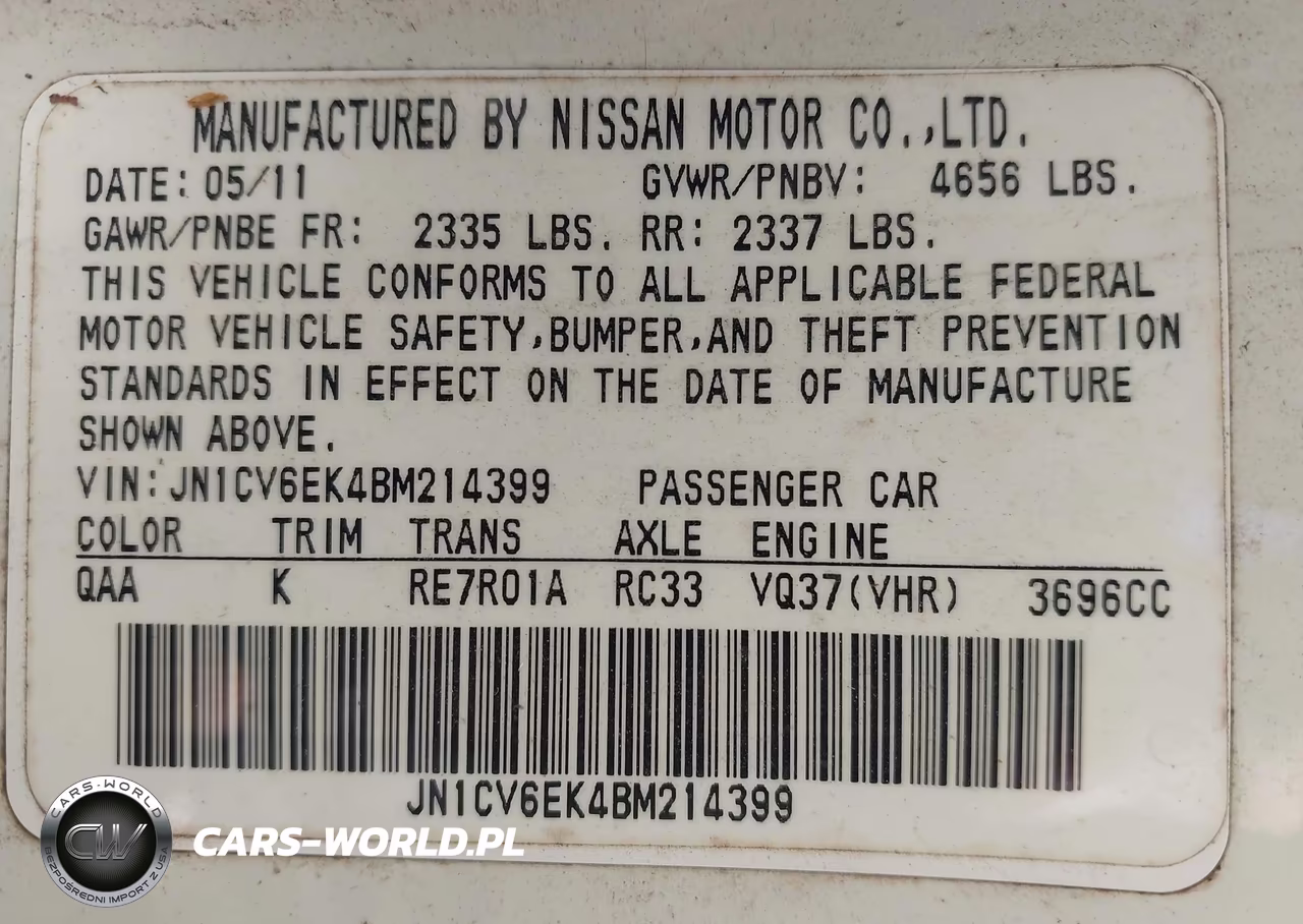 2011 Infiniti G37 Journey VIN:JN1CV6EK4BM214399 - 9