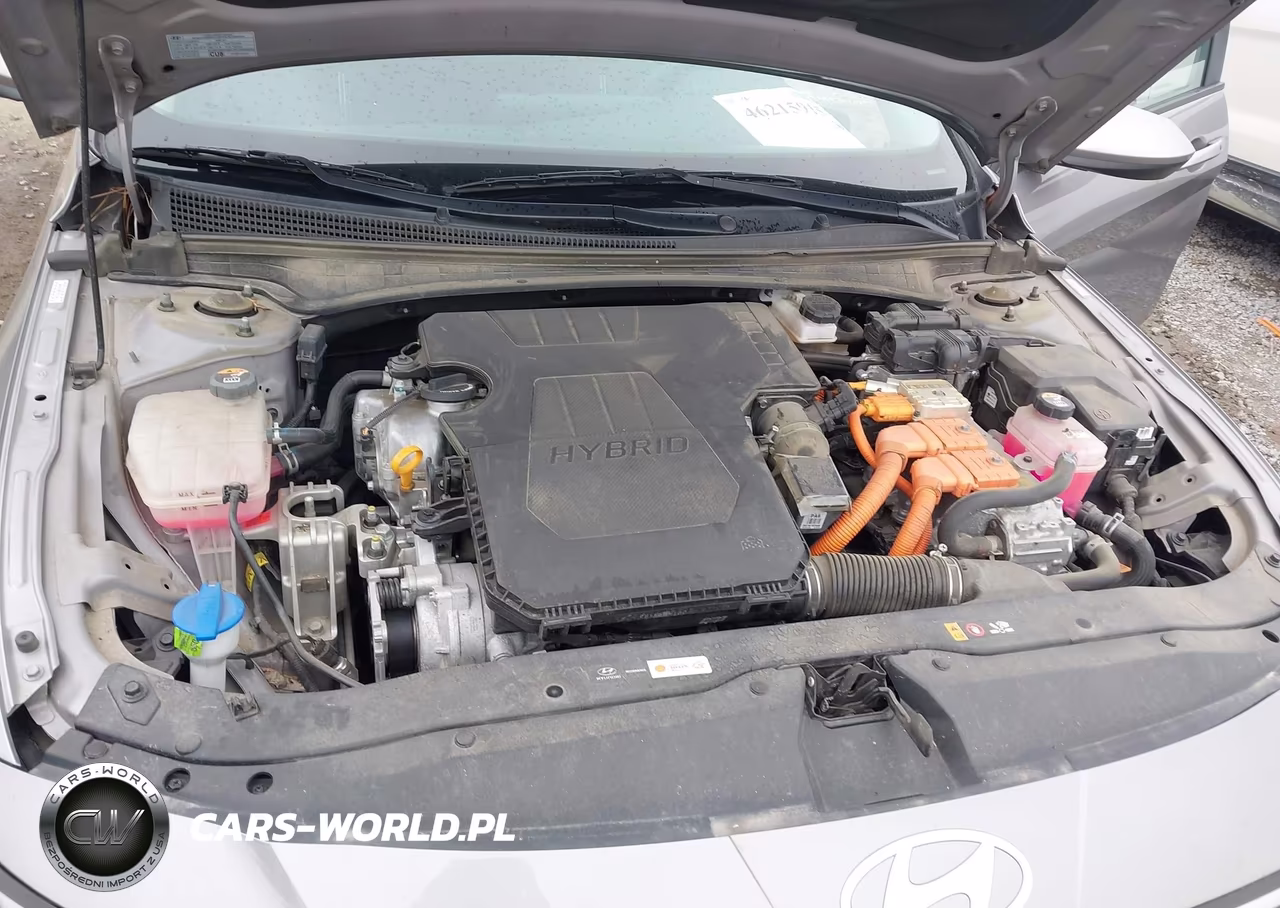 2024 Hyundai Elantra Hybrid Blue VIN:KMHLM4DJ3RU102406 - 10