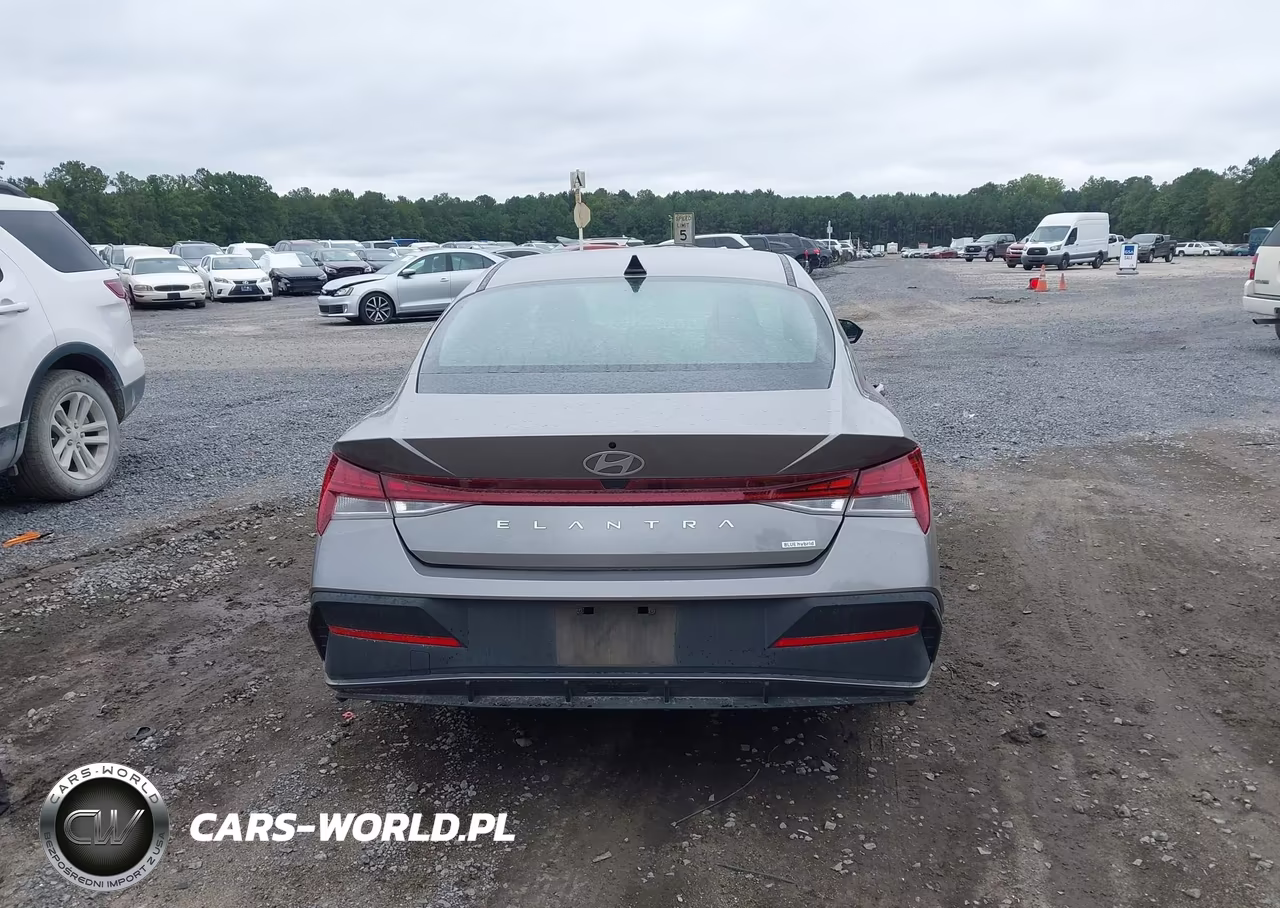 2024 Hyundai Elantra Hybrid Blue VIN:KMHLM4DJ3RU102406 - 16