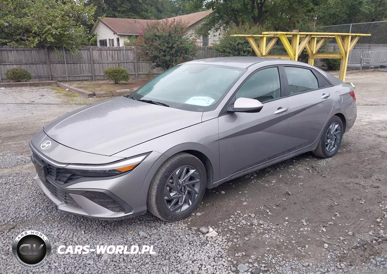 2024 Hyundai Elantra Hybrid Blue VIN:KMHLM4DJ3RU102406 - 2