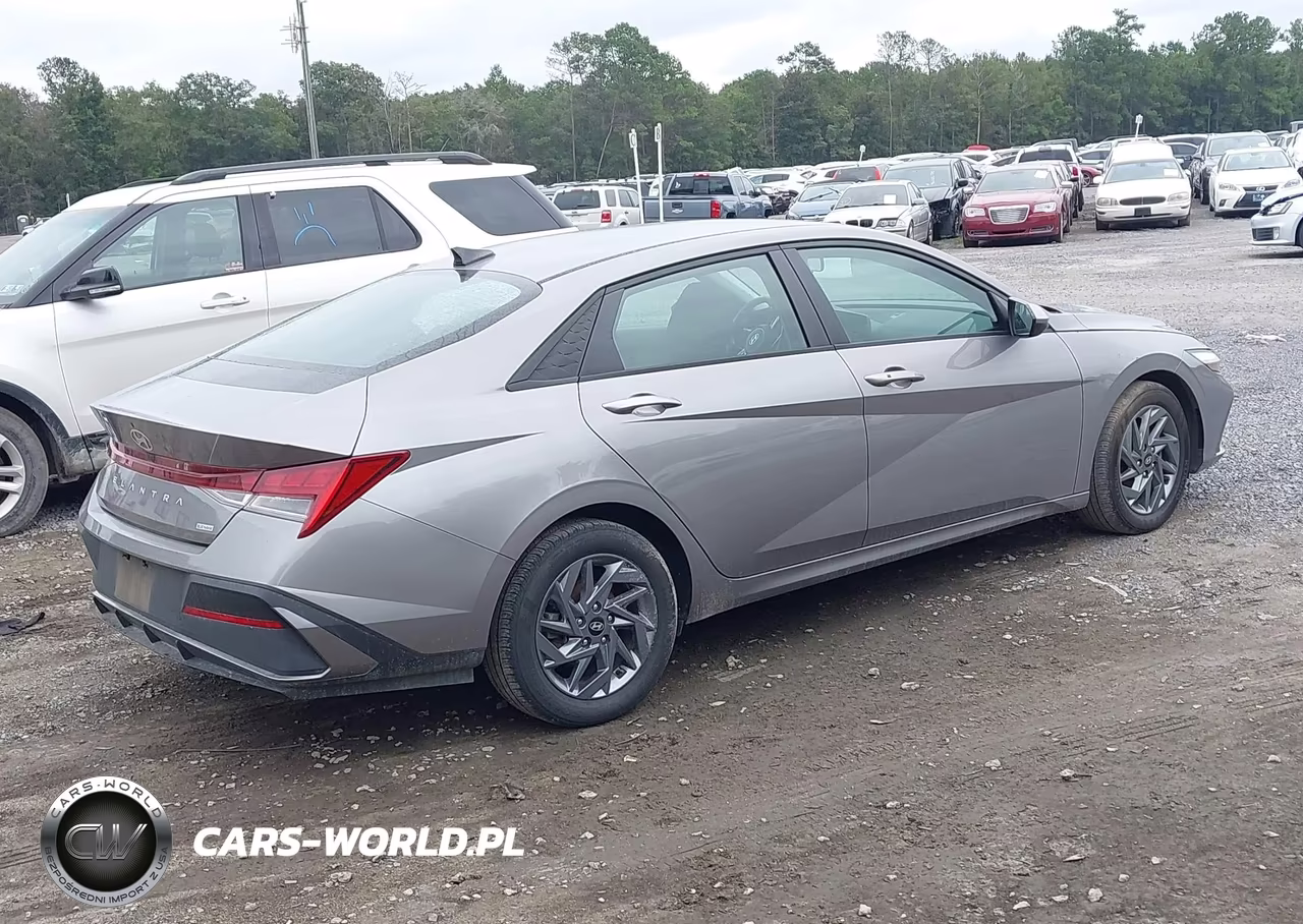 2024 Hyundai Elantra Hybrid Blue VIN:KMHLM4DJ3RU102406 - 4