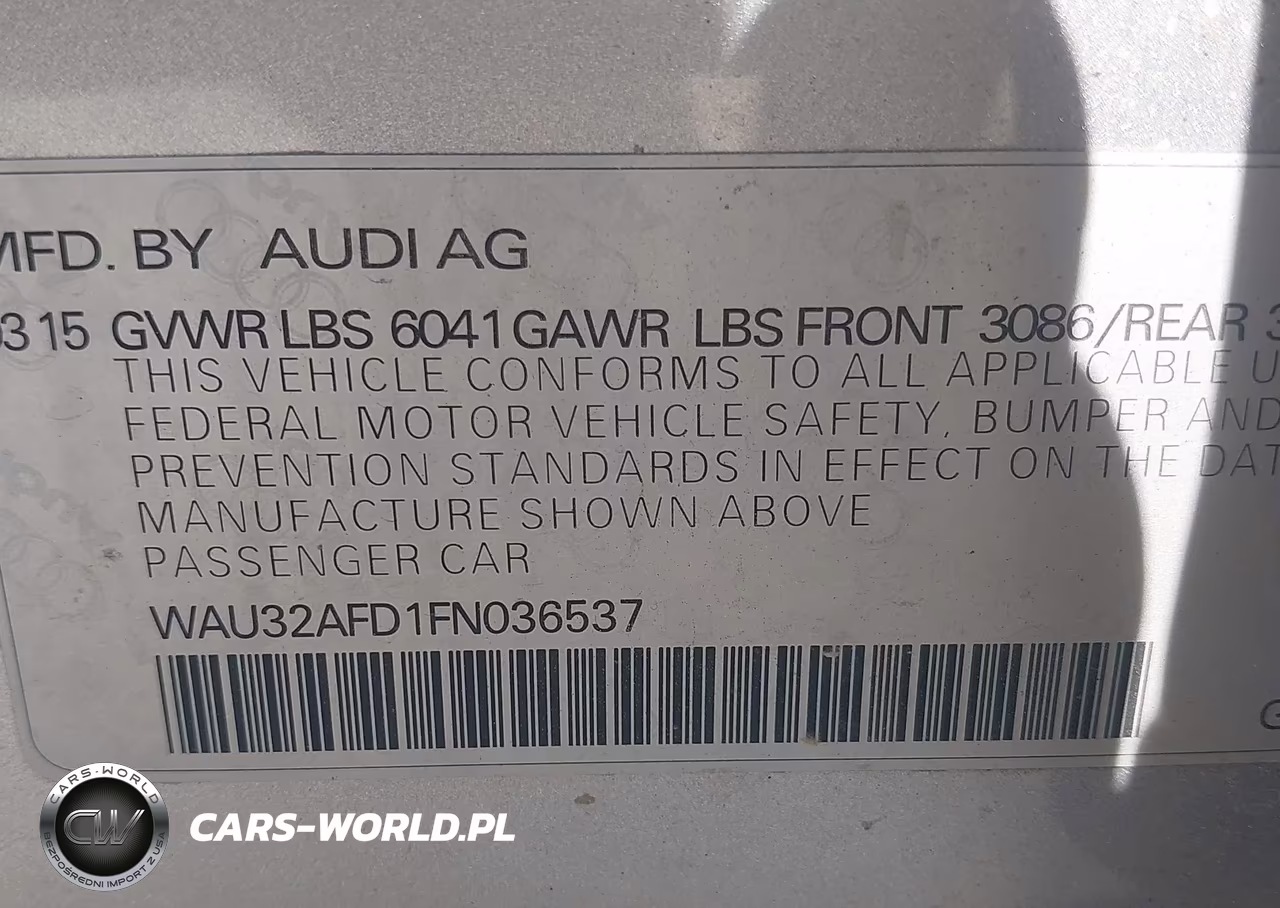 2015 Audi A8 L 4.0T VIN:WAU32AFD1FN036537 - 9