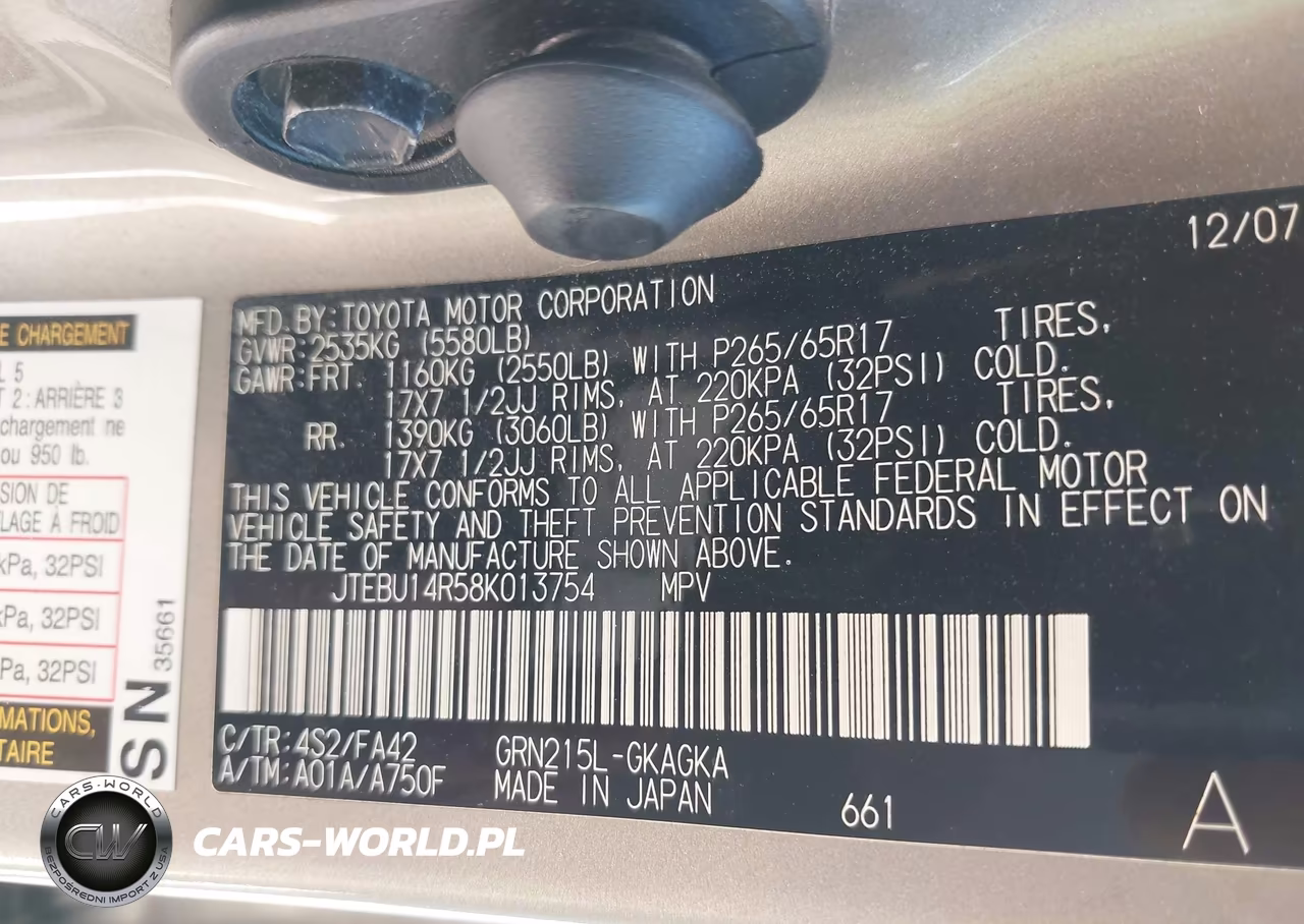 2008 Toyota 4Runner Sr5 V6 VIN:JTEBU14R58K013754 - 9