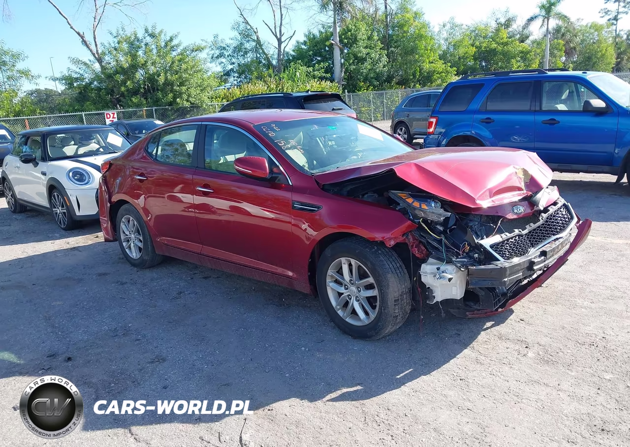 2013 Kia Optima Lx VIN:5XXGM4A72DG158978 - 1
