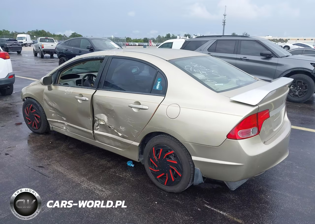 2007 Honda Civic Lx VIN:1HGFA16587L067505 - 3