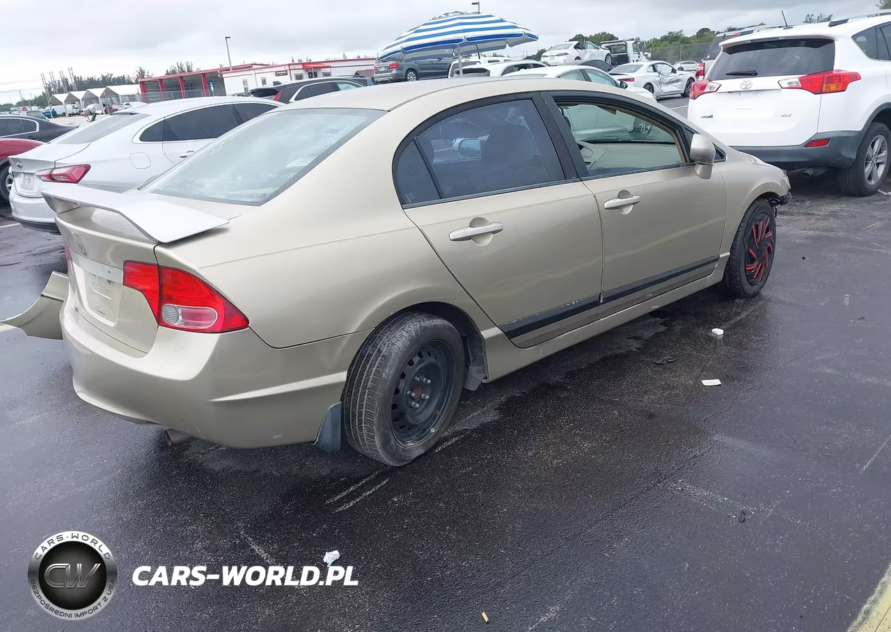 2007 Honda Civic Lx VIN:1HGFA16587L067505 - 4