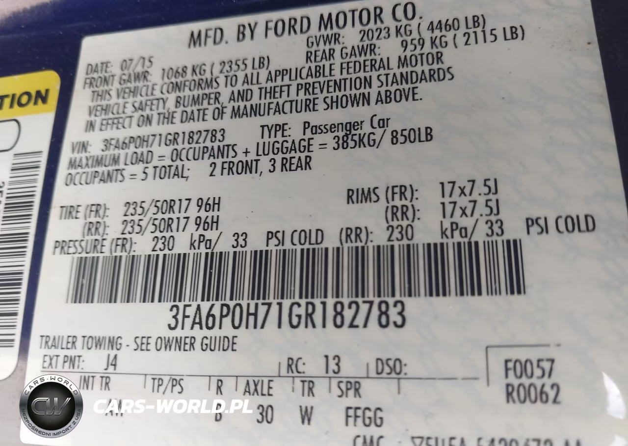 2016 Ford Fusion Se VIN:3FA6P0H71GR182783 - 9