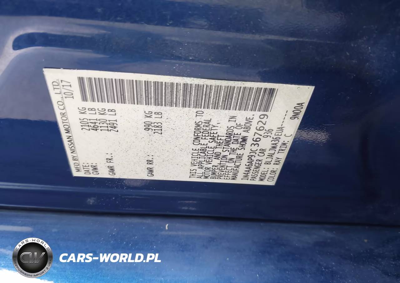 2018 Nissan Maxima 3.5 Sv VIN:1N4AA6AP9JC367629 - 9