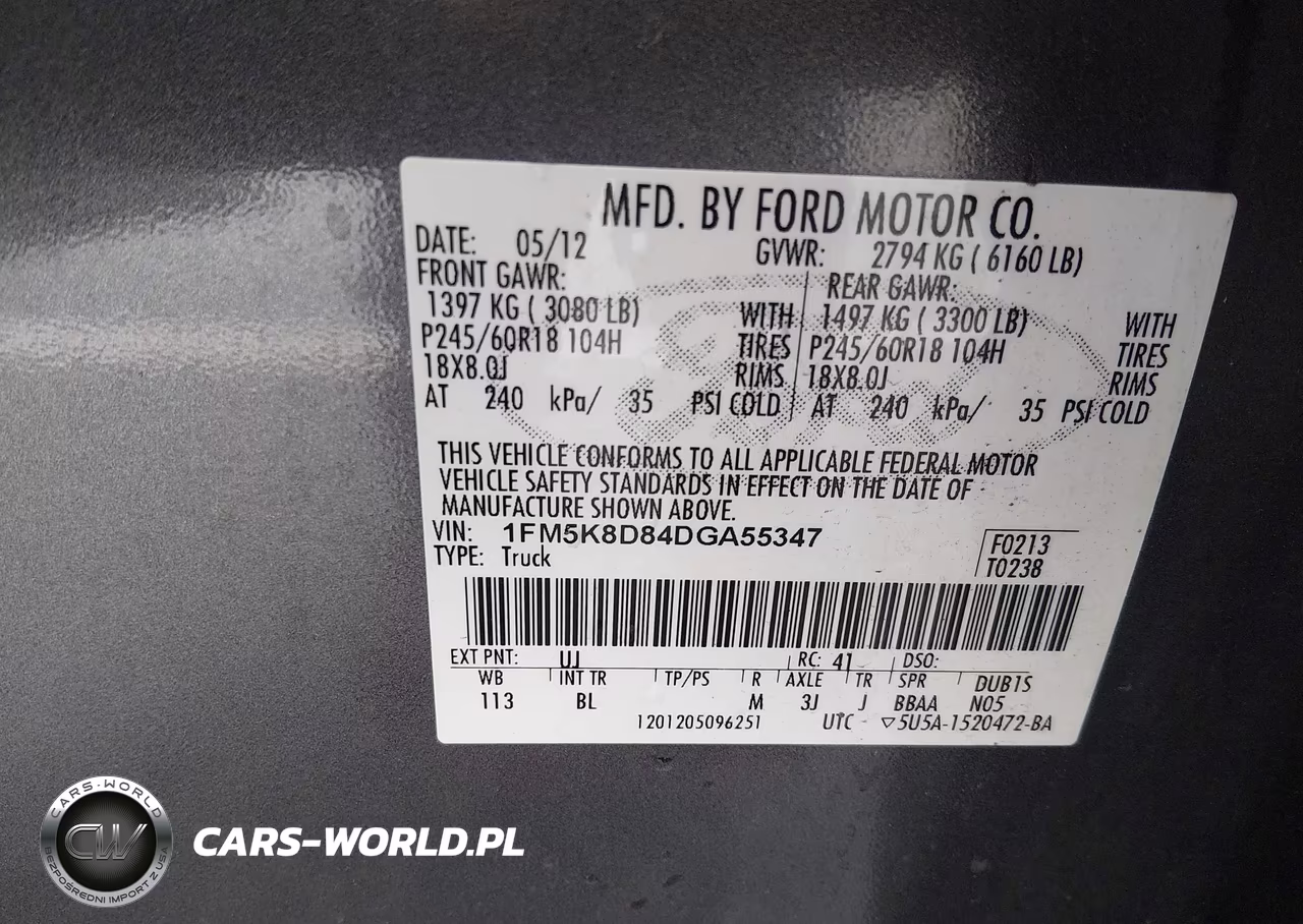 2013 Ford Explorer Xlt VIN:1FM5K8D84DGA55347 - 9